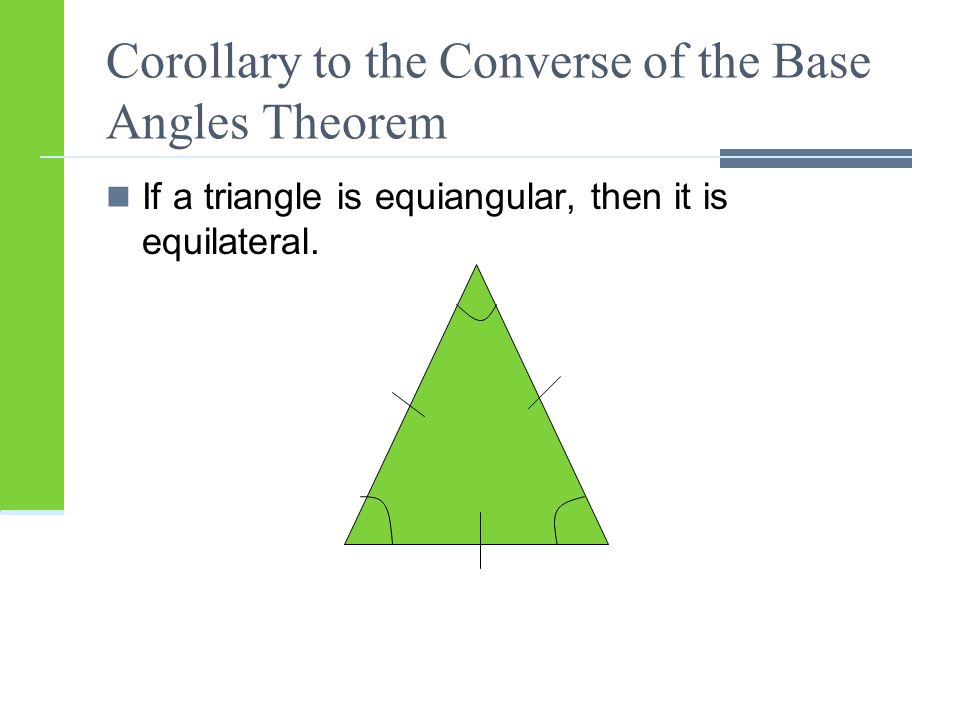 4.6 Isosceles and Equilateral Triangles ppt download
